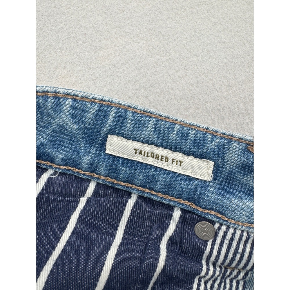 SOLD Bonobos Tailored Fit Light Wash Blue Denim Jeans Mens 33x30 (33x28) Stretch - Picture 6 of 14
